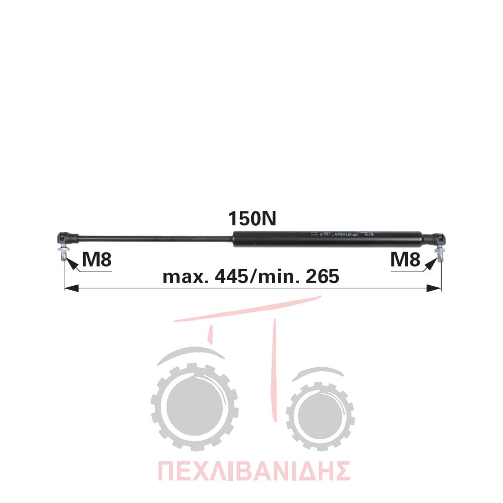Μπουκάλα πόρτας Massey Ferguson 3300-3400