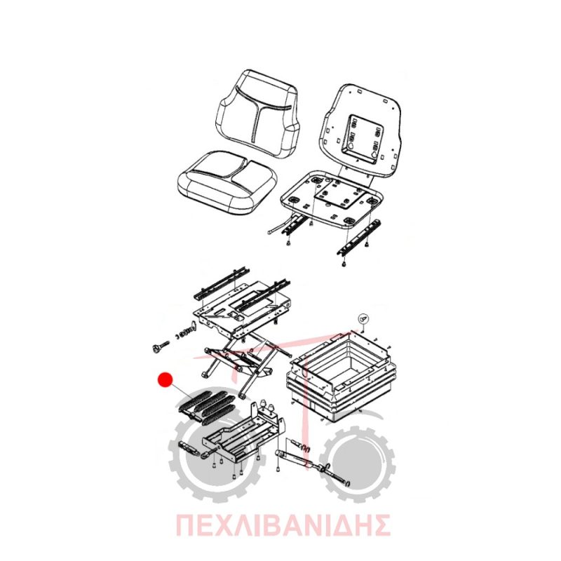 Ελατήριο καθίσματος Massey Ferguson 3300-3400