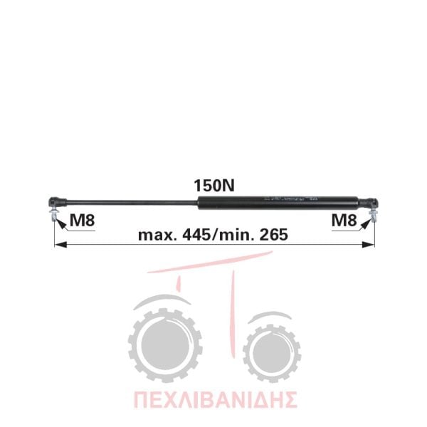 Μπουκάλα πόρτας Massey Ferguson 3300-3400