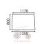 Τζάμι εμπρός καμπίνας Massey Ferguson 2600-2720-2725