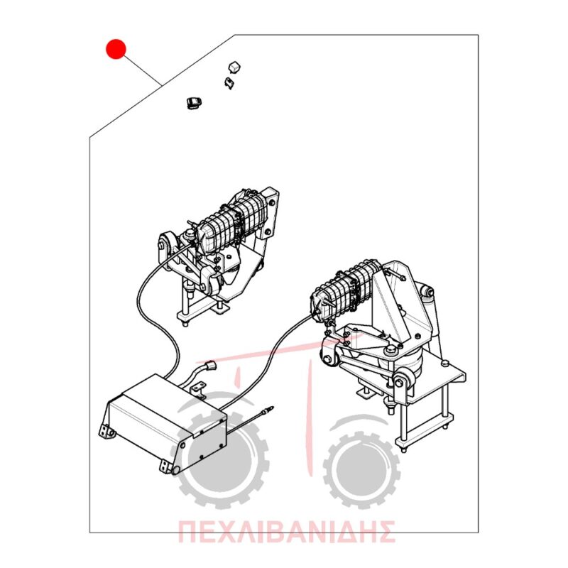 Κιτ ανάρτησης καμπίνας Massey Ferguson 5400-6400-7400-8400-8600