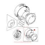 Πίσω ζάντα κομπλέ Massey Ferguson 165-275-575-675 Πίσω ζάντα κομπλέ Massey Ferguson 165-275-575-675
