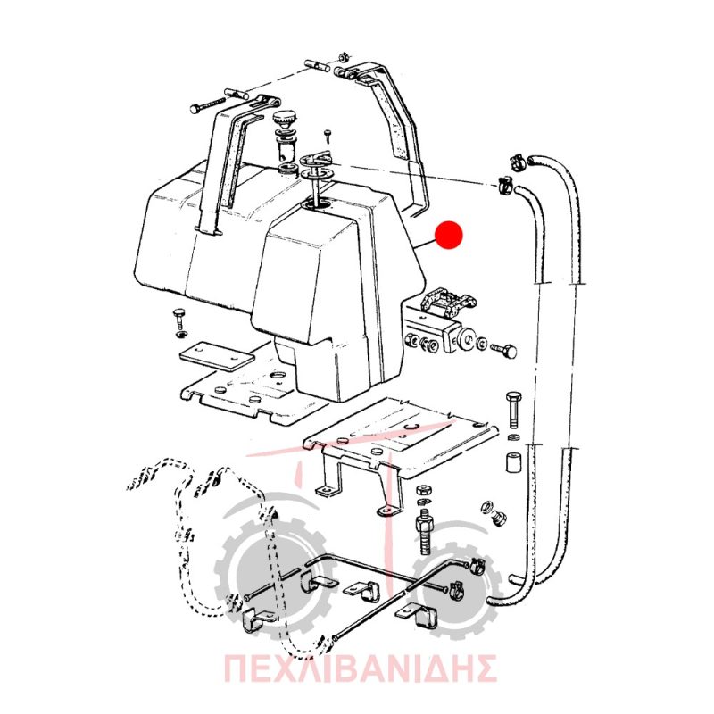 Ρεζερβουάρ πετρελαίου Landini Advantage-Frutteti-Rex
