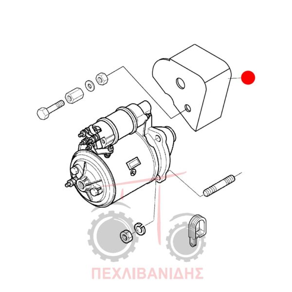 Προστατευτικό μίζας Landini Powerfarm-Rex