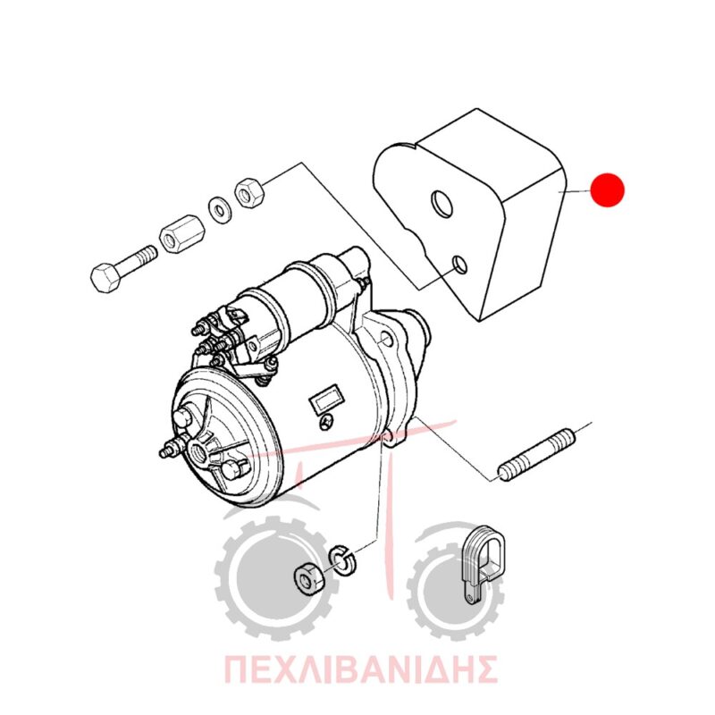 Προστατευτικό μίζας Landini Powerfarm-Rex