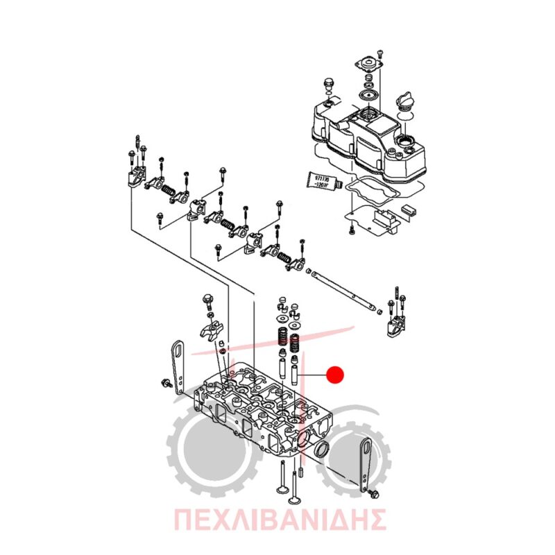 Οδηγός βαλβίδας εισαγωγής Yanmar Landini Mistral Οδηγός βαλβίδας εισαγωγής Yanmar Landini Mistral