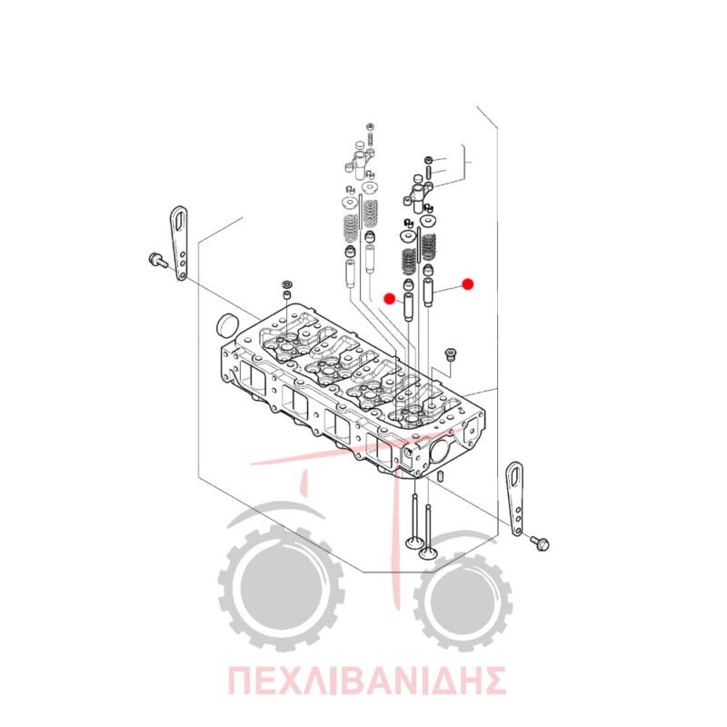 Εσωτερικός οδηγός βαλβίδας Yamar Landini Mistral 55