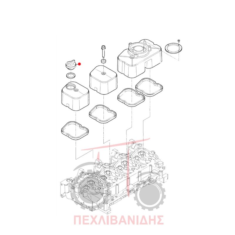 Τάπα λαδιού μηχανής Iveco Landini Landpower