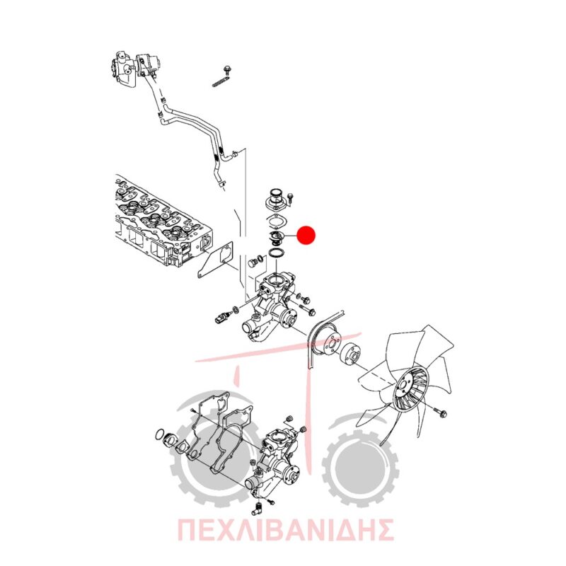 Θερμοστάτης Yanmar Landini Alpine-Trekker