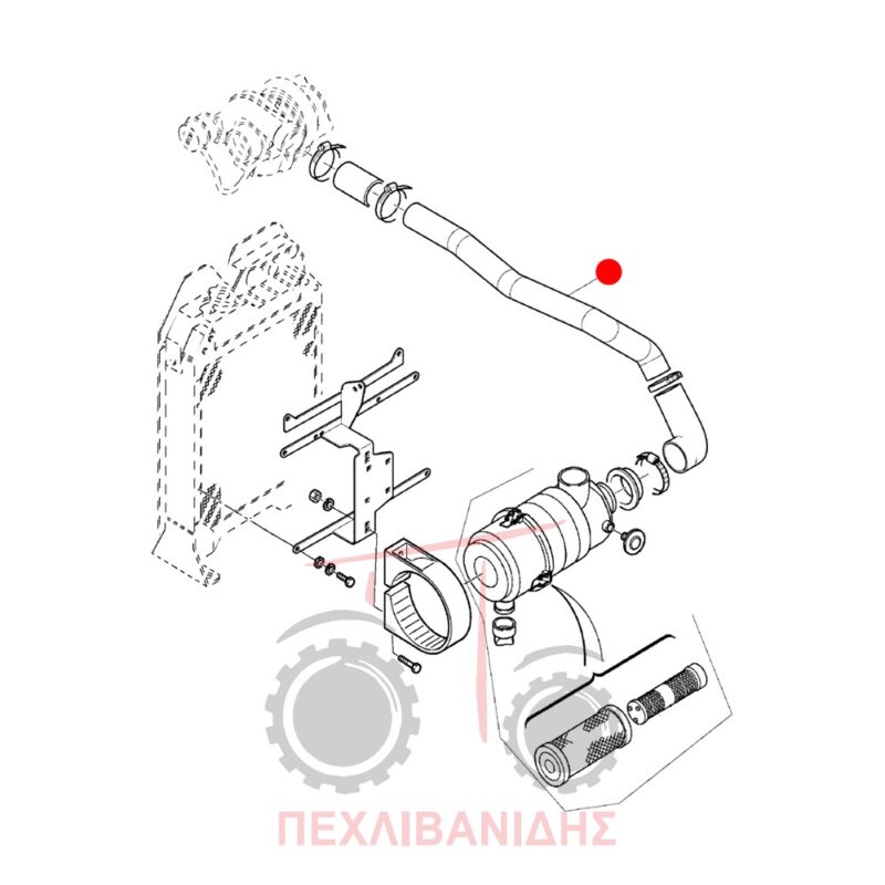 Σωλήνα εισαγωγής αέρα Landini Powerfarm