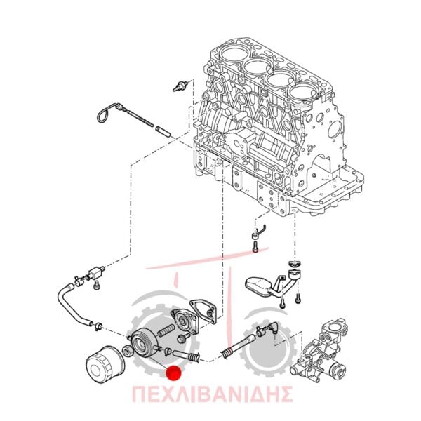 Ψυγείο λαδιού μηχανής Yanmar Landini Mistral 55