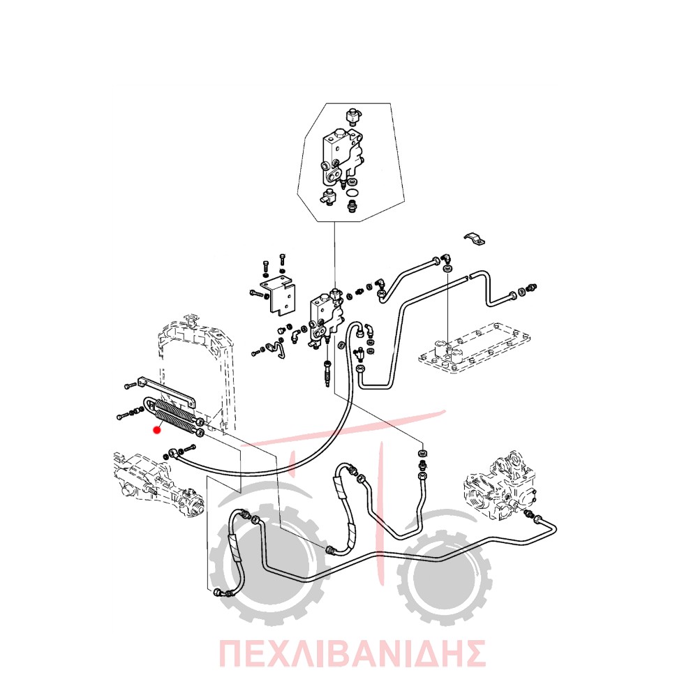 Ψυγείο λαδιού σασμάν Landini Rex