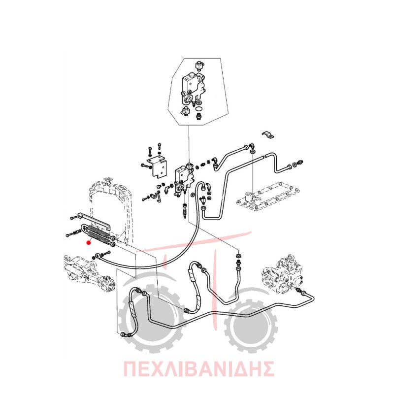 Ψυγείο λαδιού σασμάν Landini Rex