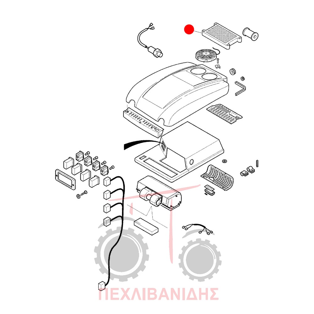 Κοντένσερ ψυγείου aircondition Landini Mistral