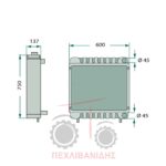 Ψυγείο νερού Landini - Landpower 145 Ψυγείο νερού Landini - Landpower 145