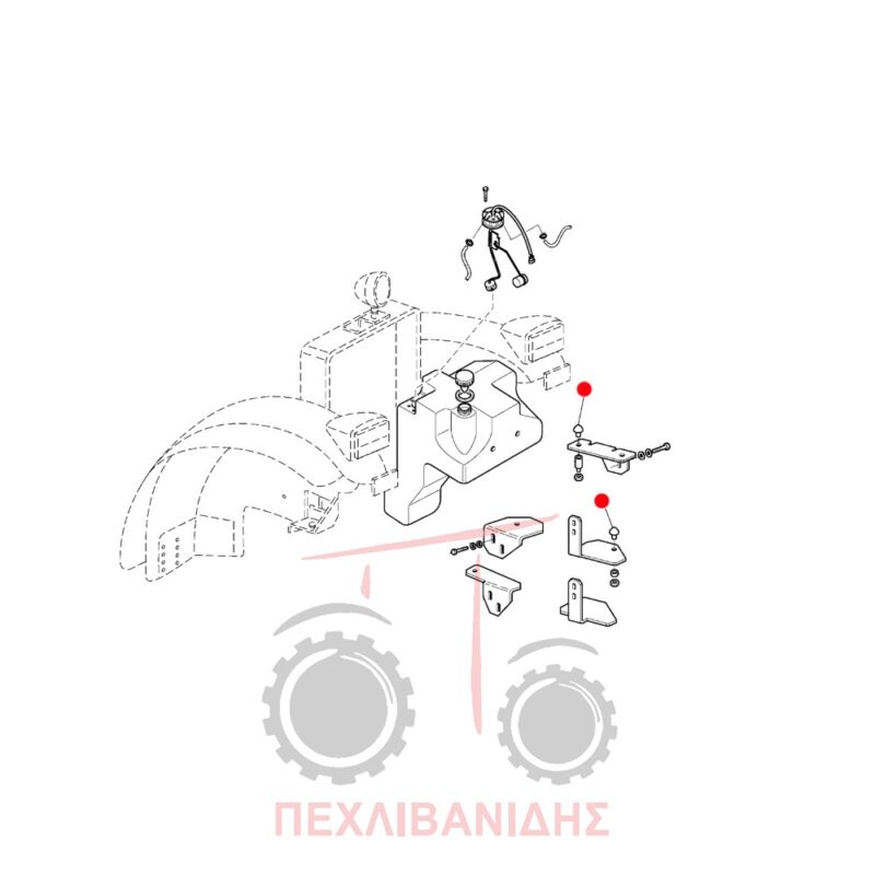 Λάστιχο ρεζερβουάρ Landini Rex