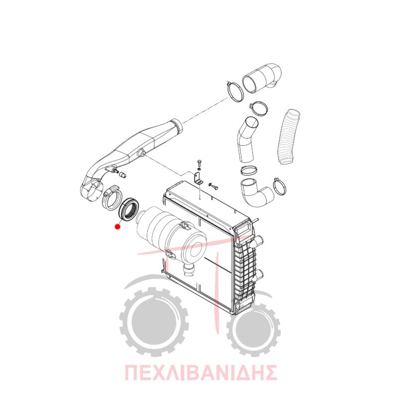 Δαχτυλίδι φίλτρου εισαγωγής αέρος Landini Legend 105-115 Δαχτυλίδι φίλτρου εισαγωγής αέρος Landini Legend 105-115