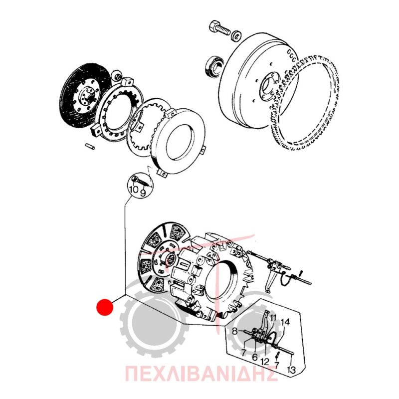Σετ κοκοράκια κίνησης Landini Advantage-Rex-Trekker