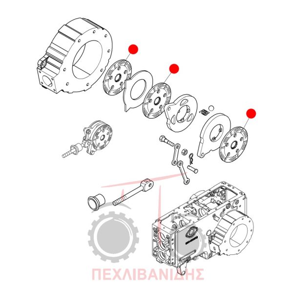 Δίσκος φρένων Landini 4630-4645-4655