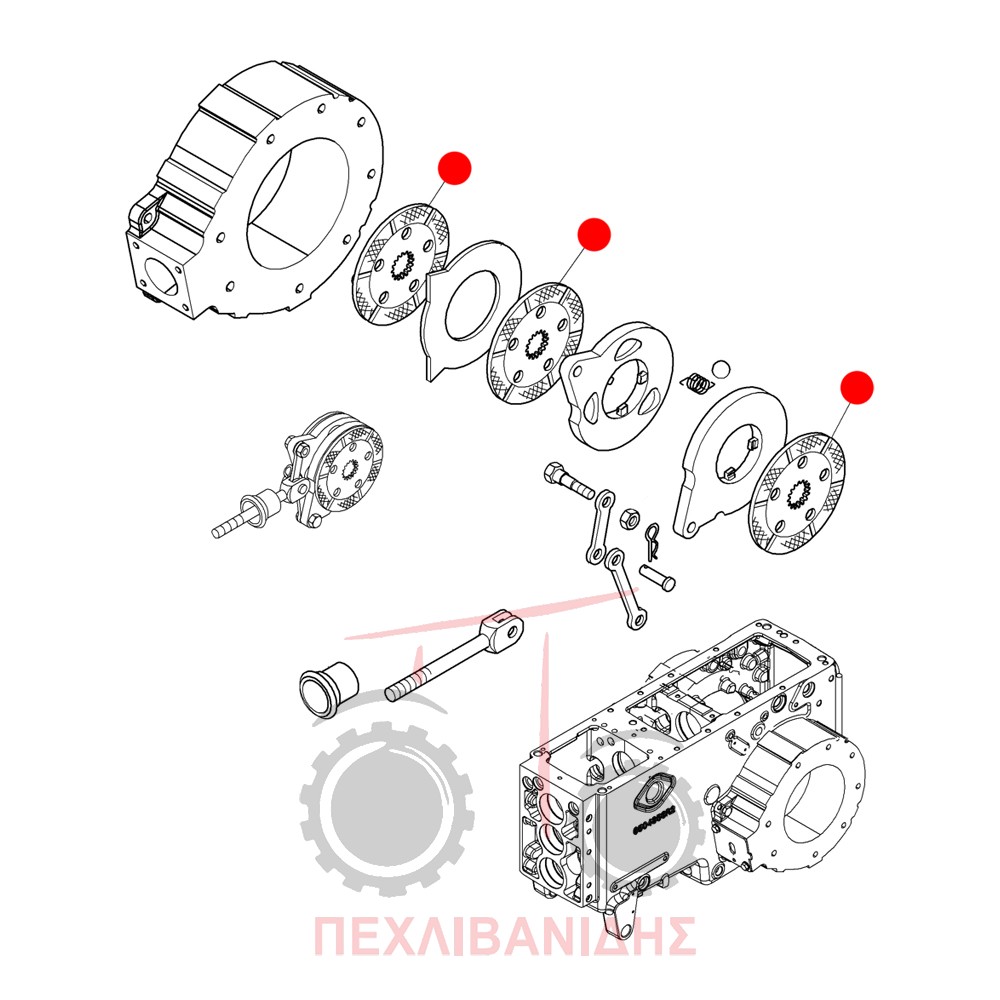 Δίσκος φρένων Landini 4630-4645-4655