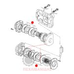 Δίσκος φρένων μπροστά διαφορικού Landini Legend 180-185 Δίσκος φρένων μπροστά διαφορικού Landini Legend 180-185