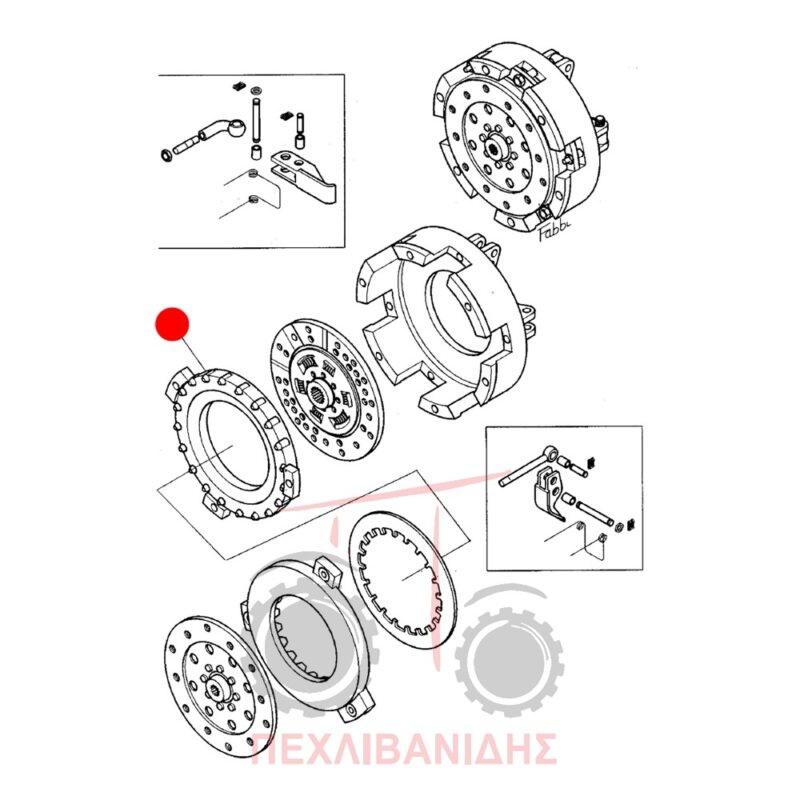 Πλάκα δίσκου κίνησης Landini Mistral 40-55