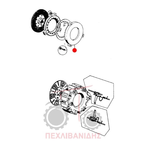 Πλάκα δίσκου κίνησης Landini 8830-5860