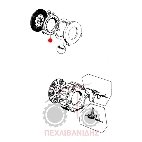 Πλάκα δίσκου κίνησης Landini 5830-6880-Frutteti