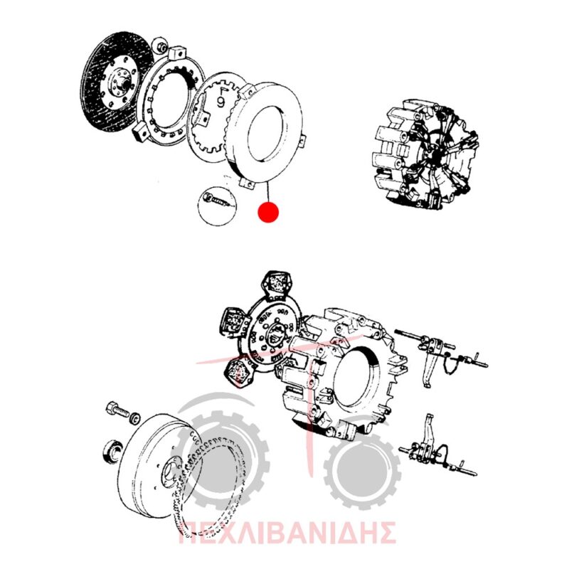 Πλάκα δίσκου κίνησης Landini 6880-9880