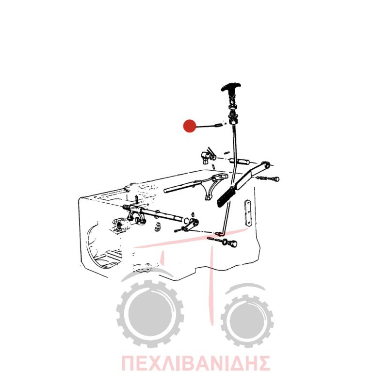 Ελατήριο λεβιέ χειροσυμπλέκτη ΡΤΟ Landini 10000-12500-14500