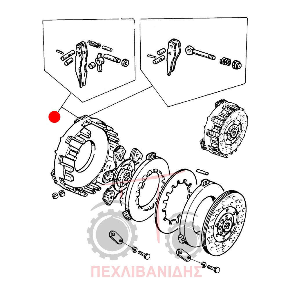 Σετ κοκοράκια κίνησης Landini 7870-8870