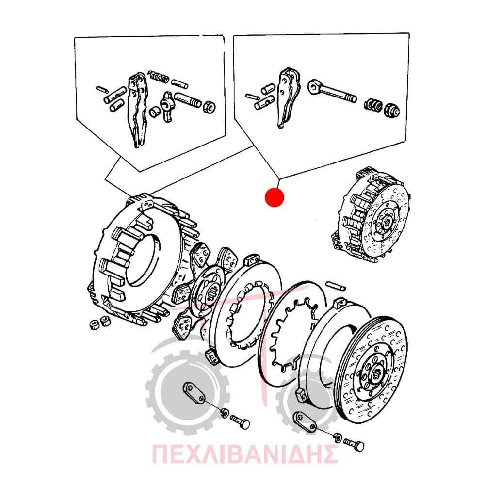 Σετ κοκοράκια PTO Landini 6870-7870-8870