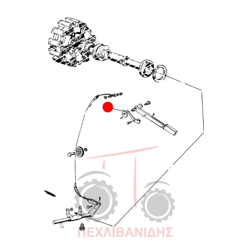 Ασφάλεια χειροσυμπλέκτη Landini 8860-8880-Blizzard-10000