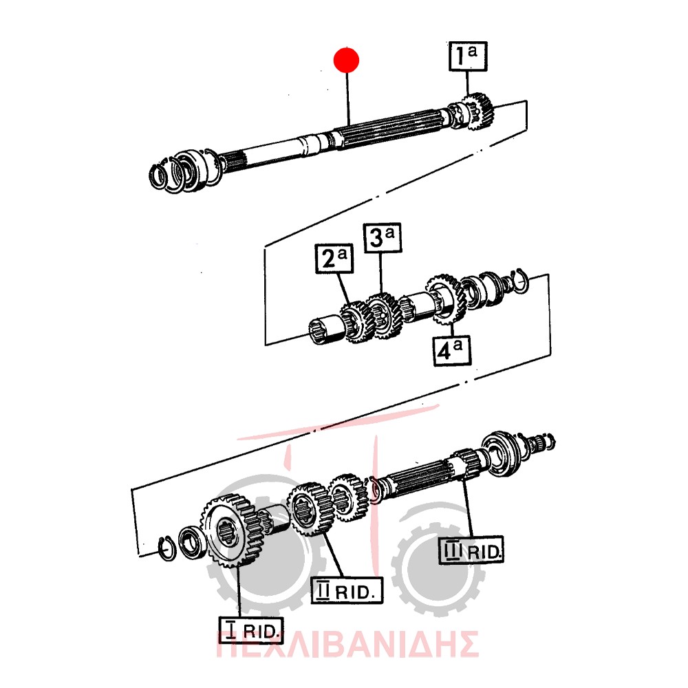 Μπριζντιρέκ κίνησης Landini 10000-12500-13000-14500