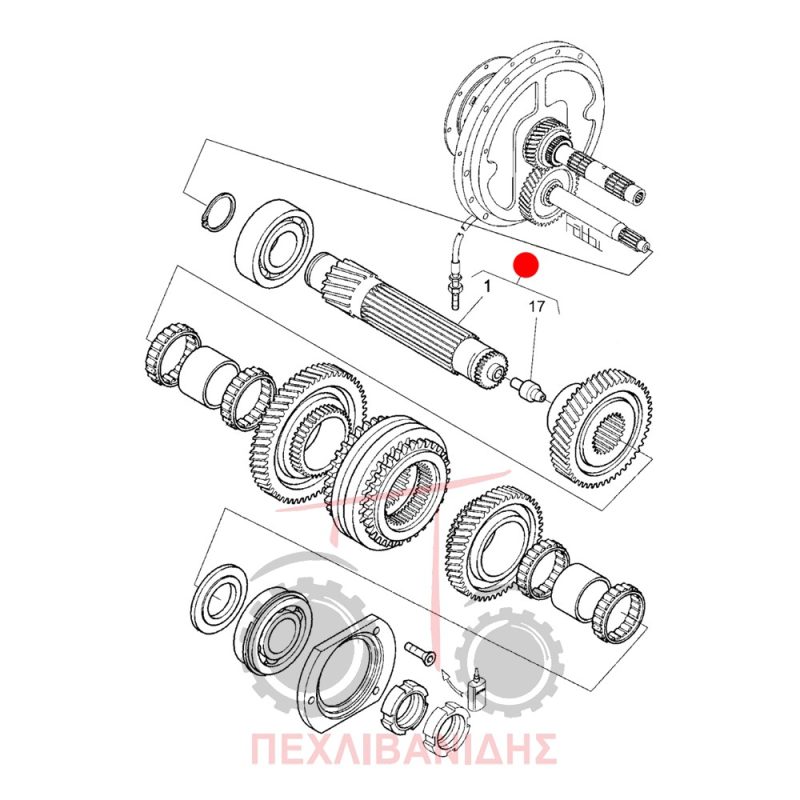 Άξονας σασμάν Landini Rex 70-105 Άξονας σασμάν Landini Rex 70-105
