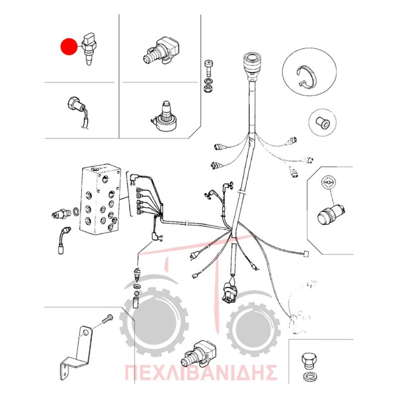 Φούσκα θερμοκρασίας σασμάν Landini Legend-Mythos-Rex Φούσκα θερμοκρασίας σασμάν Landini Legend-Mythos-Rex