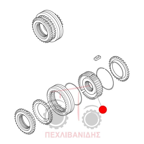 Βάση συγχρονιζέ Landini Mistral 40-45-50-55