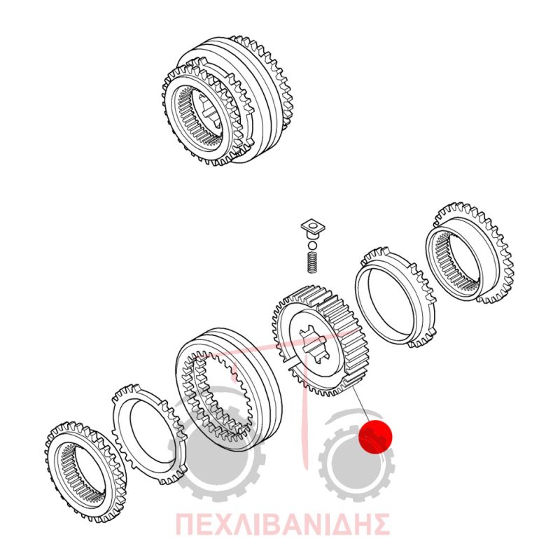 Βάση συγχρονιζέ Landini 5860-9880-Rex Βάση συγχρονιζέ Landini 5860-9880-Rex