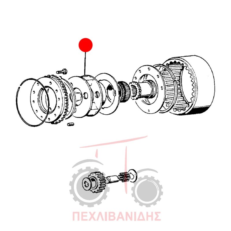 Επικυκλικό υπεραργού Landini Legend 105-115 Επικυκλικό υπεραργού Landini Legend 105-115
