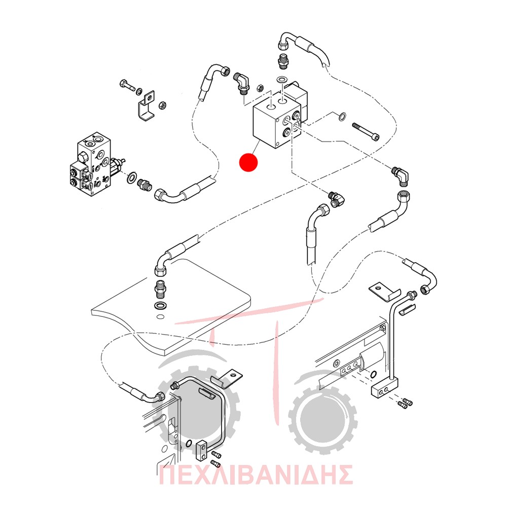 Τάκος ηλεκτροβαλβίδων Landini 6660-6675