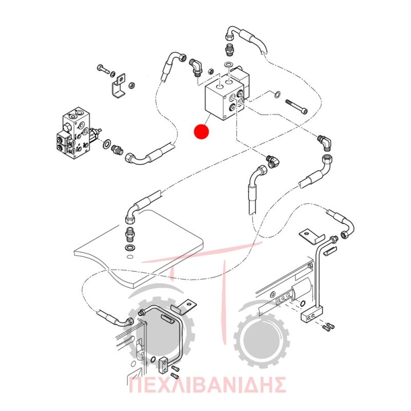 Τάκος ηλεκτροβαλβίδων Landini 6660-6675 Τάκος ηλεκτροβαλβίδων Landini 6660-6675