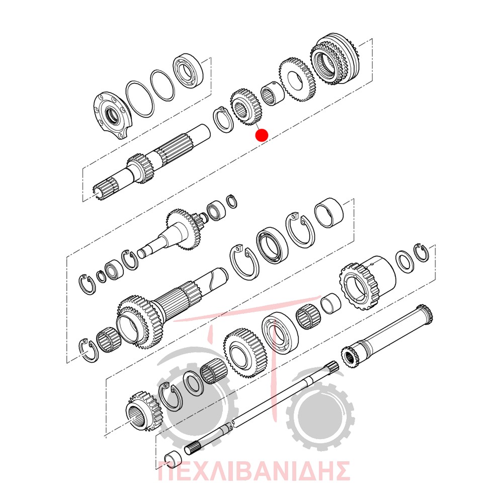 Γρανάζι σασμάν Landini Mistral 40-45-50-55