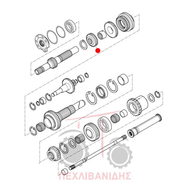 Γρανάζι σασμάν Landini Mistral 40-45-50-55