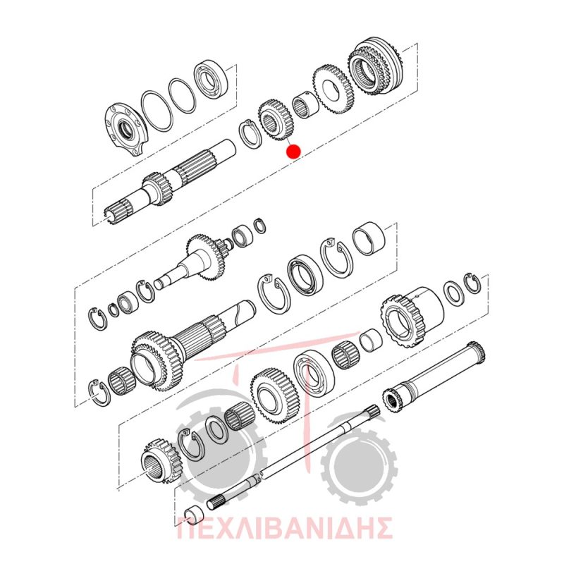 Γρανάζι σασμάν Landini Mistral 40-45-50-55