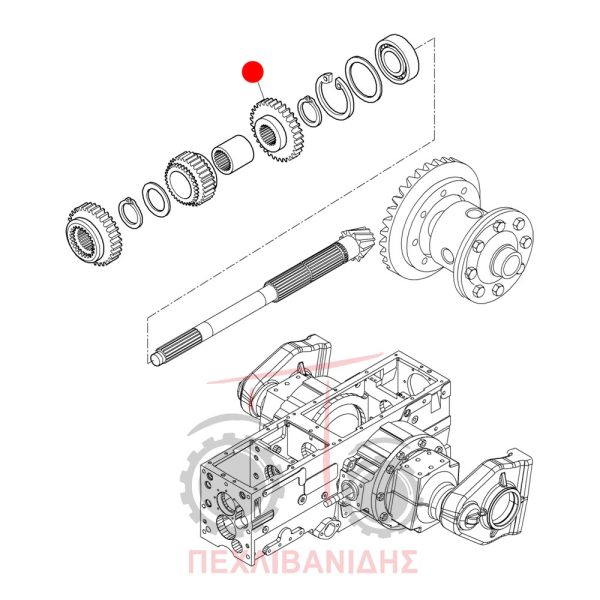 Γρανάζι σασμάν Landini Mistral 40-45-50-55