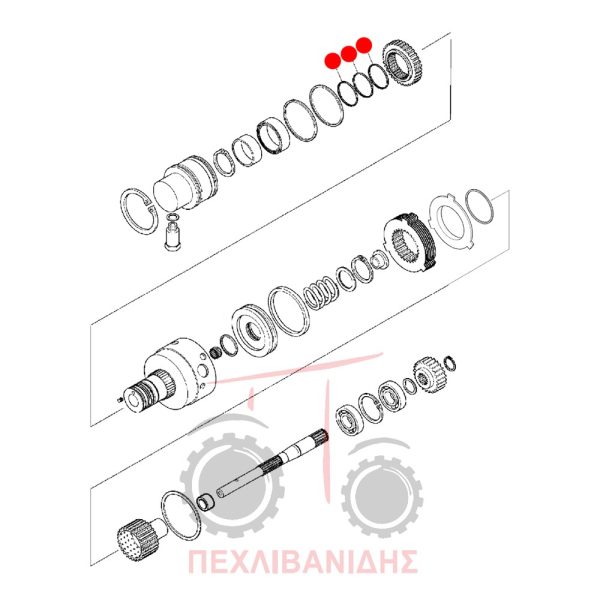 Δαχτυλίδι σασμάν Landini 6450-6460-6475-6660-6675