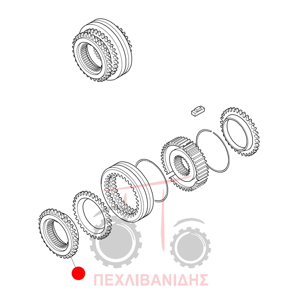 Κώνος συγχρονιστή Landini Mistral 40-45-50-55