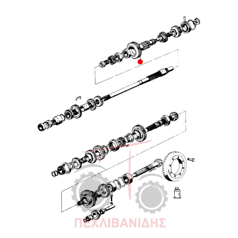 Διπλός άξονας σασμάν Landini 6500-8550