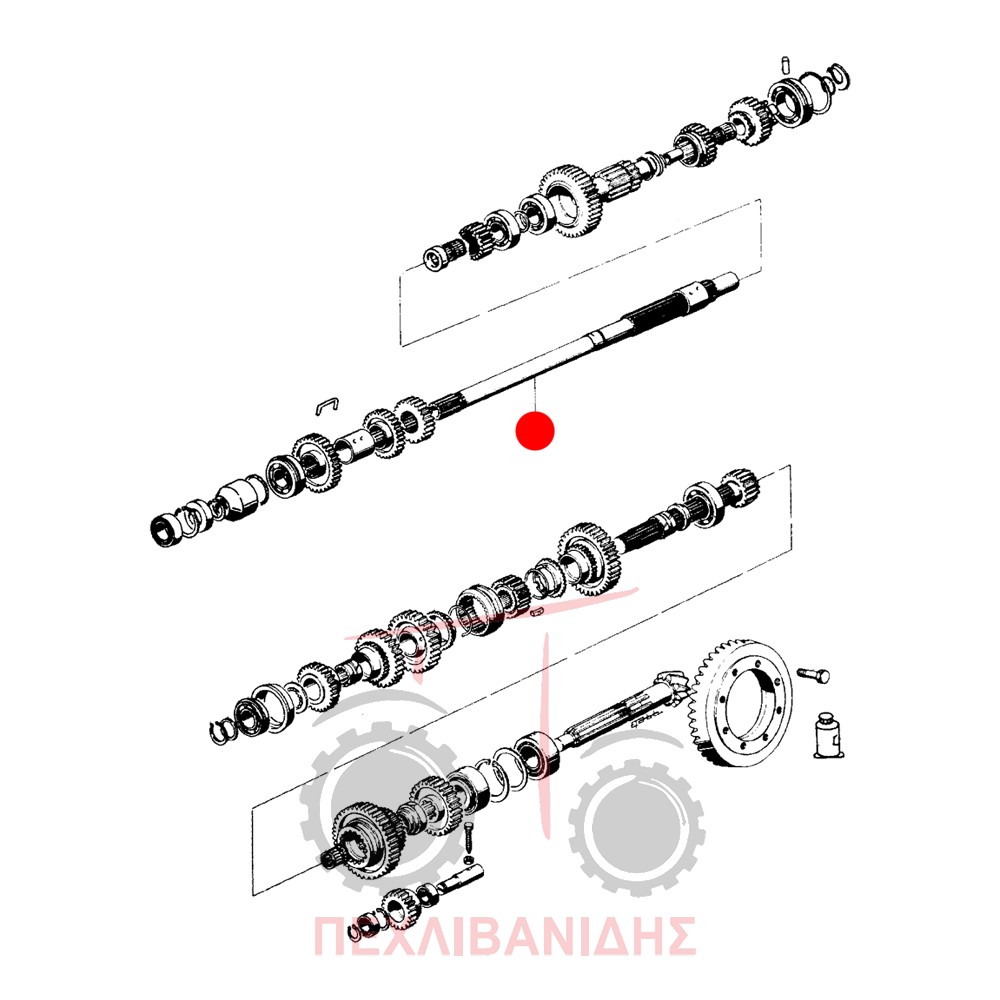 Μπριζντιρέκ κίνησης Landini 5830-5840-8500-Frutteti