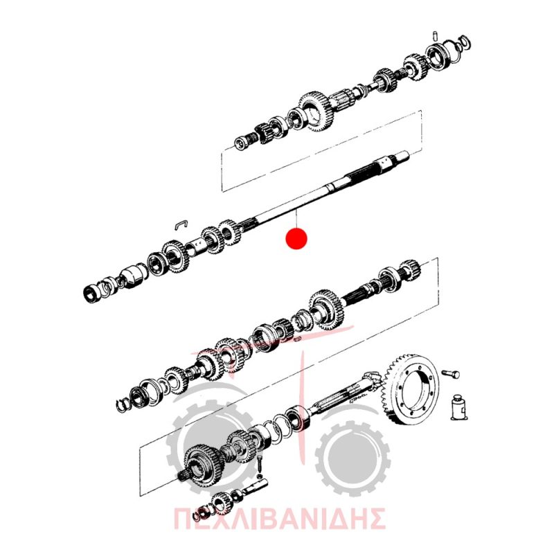 Μπριζντιρέκ κίνησης Landini 5830-5840-8500-Frutteti
